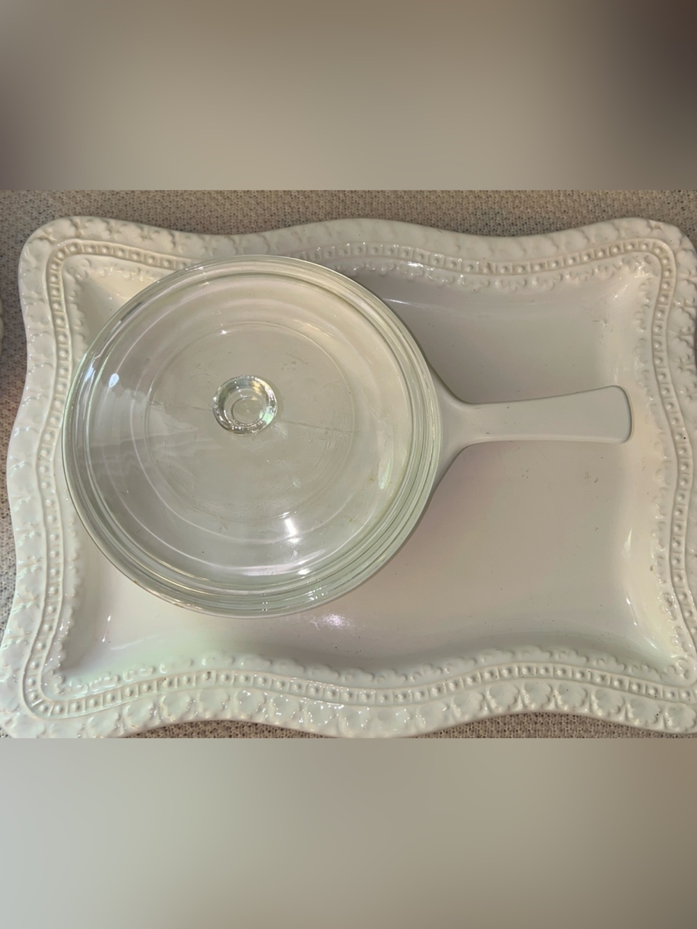Vintage Blue Cornflower Pattern Corning Ware Menuette Pan with Lid - Picture 2 of 7